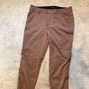 PrAna lightweight tech pant jogger with rib knit ankle